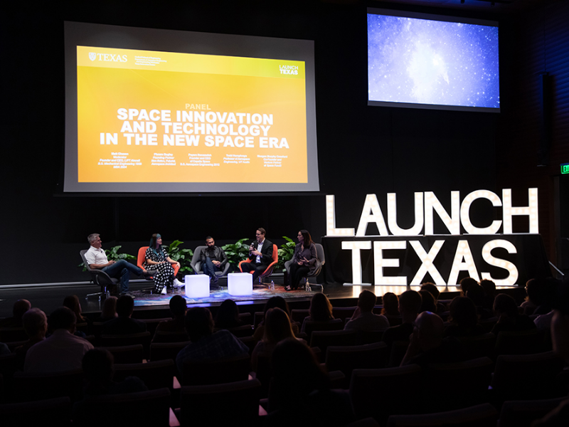Launch Texas event stage